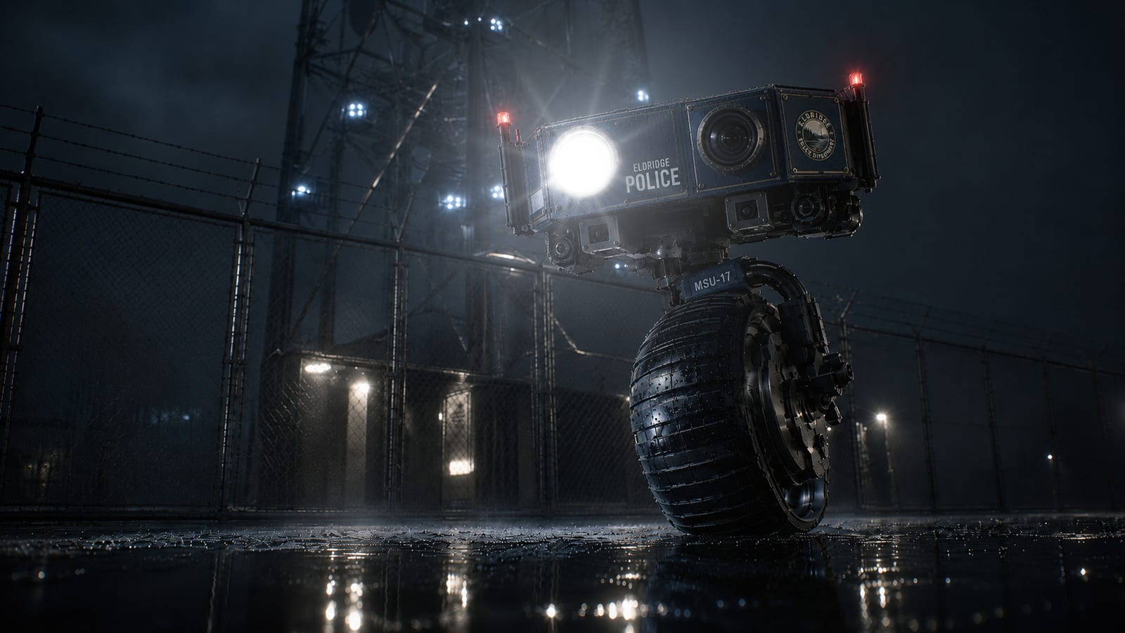 Municipal patrol unit — night perimeter