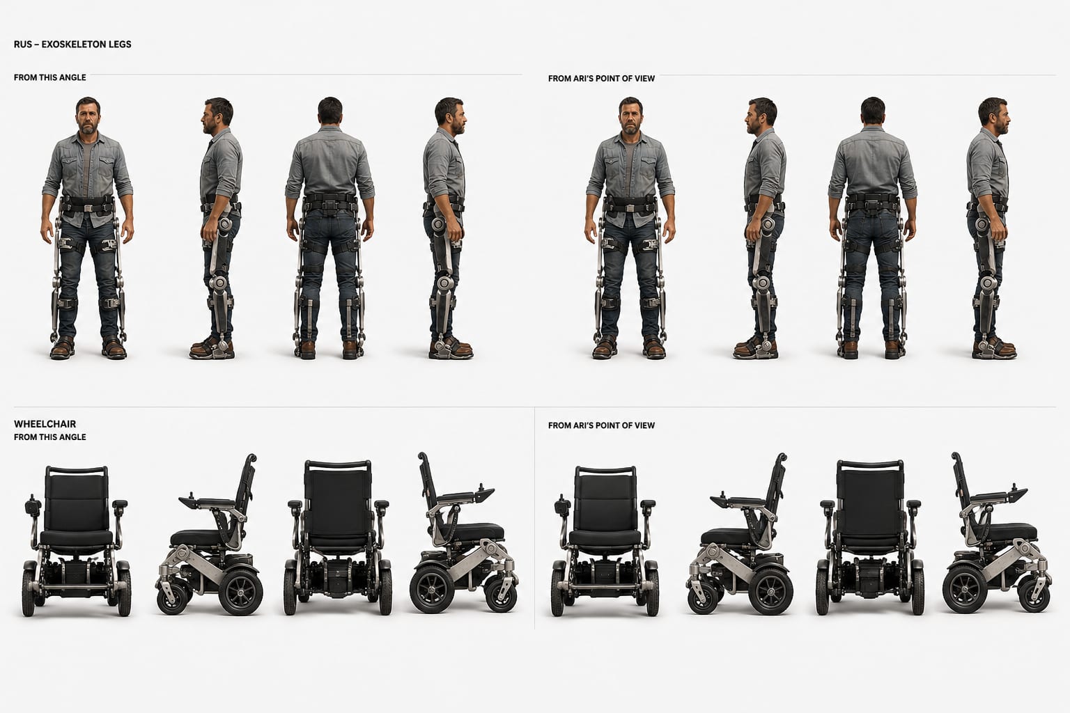 Rus — chair & exoskeleton